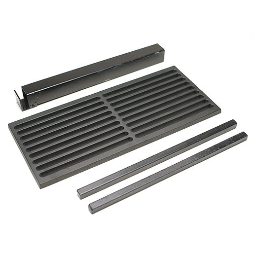 南部鉄器の本格焼網プレート 1枚組+炭火4キロセット