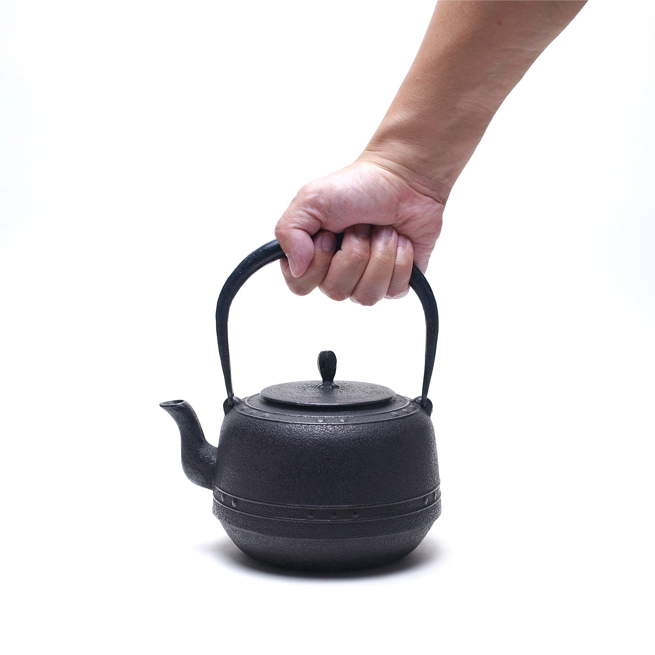 南部鉄瓶｜万代屋型　累座肌　1.1L